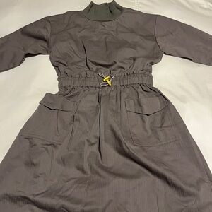 Chic Gray Kids Casual Dress